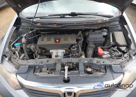 2012 Honda Civic Hf from USA, damaged, VIN 2HGFB2F66CH553992